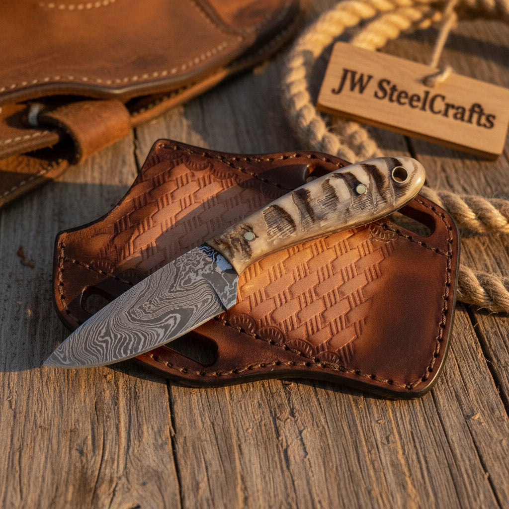 Timberwolf Stag Buckaroo Knife 7