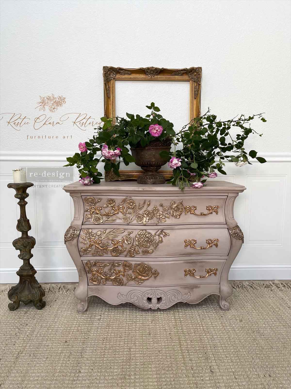 Decor Moulds® - Peony Suede - 1 pc, 5