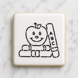 School Set PYO Cookie Stencil