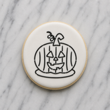 Cute Pumpkin PYO Cookie Stencil
