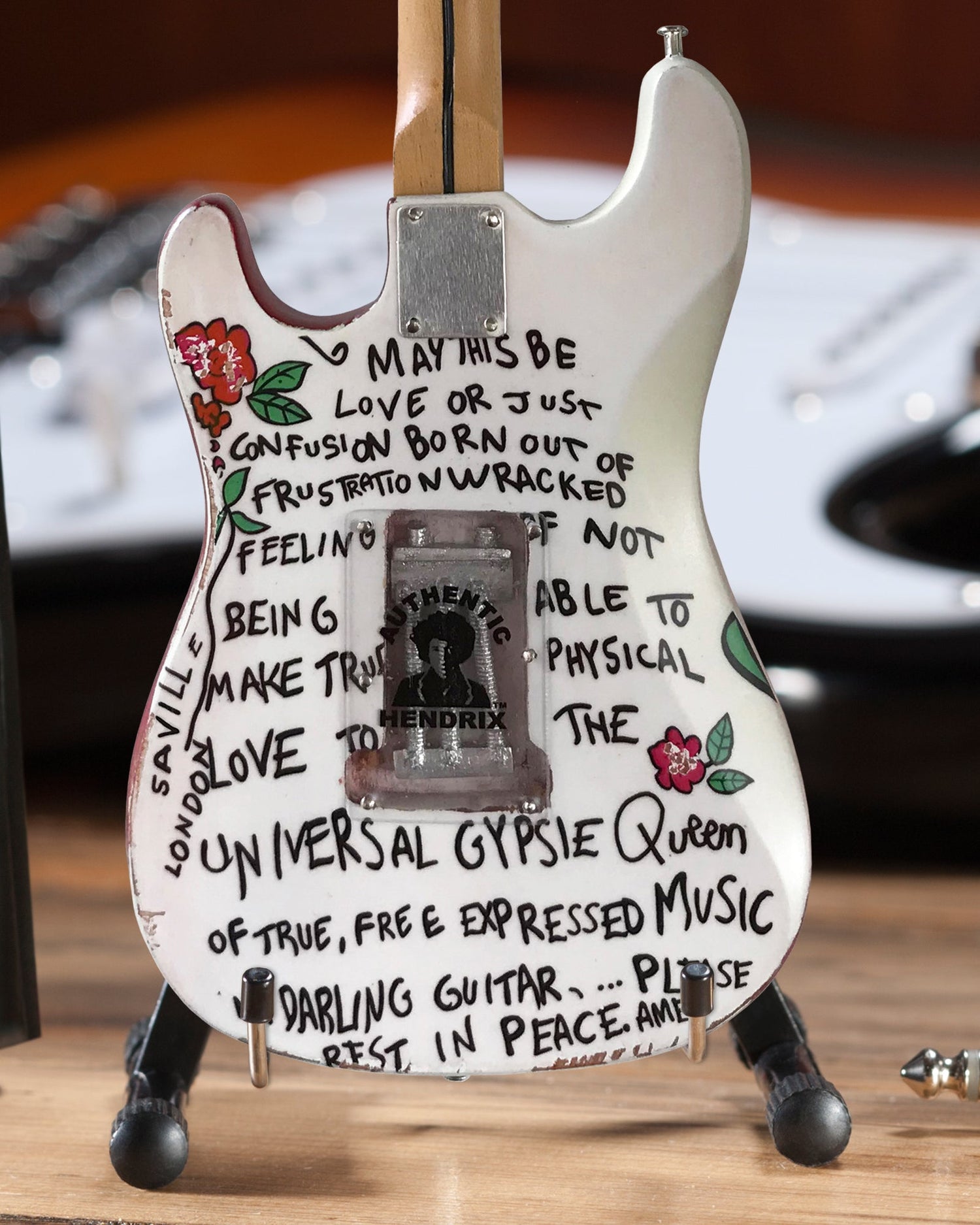 Set of 3 Signature Jimi Hendrix Fender™ Stratocaster™ Mini Guitars