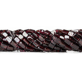 7mm Rhodolite Garnet Plain Rectangle Beads, 14 inch
