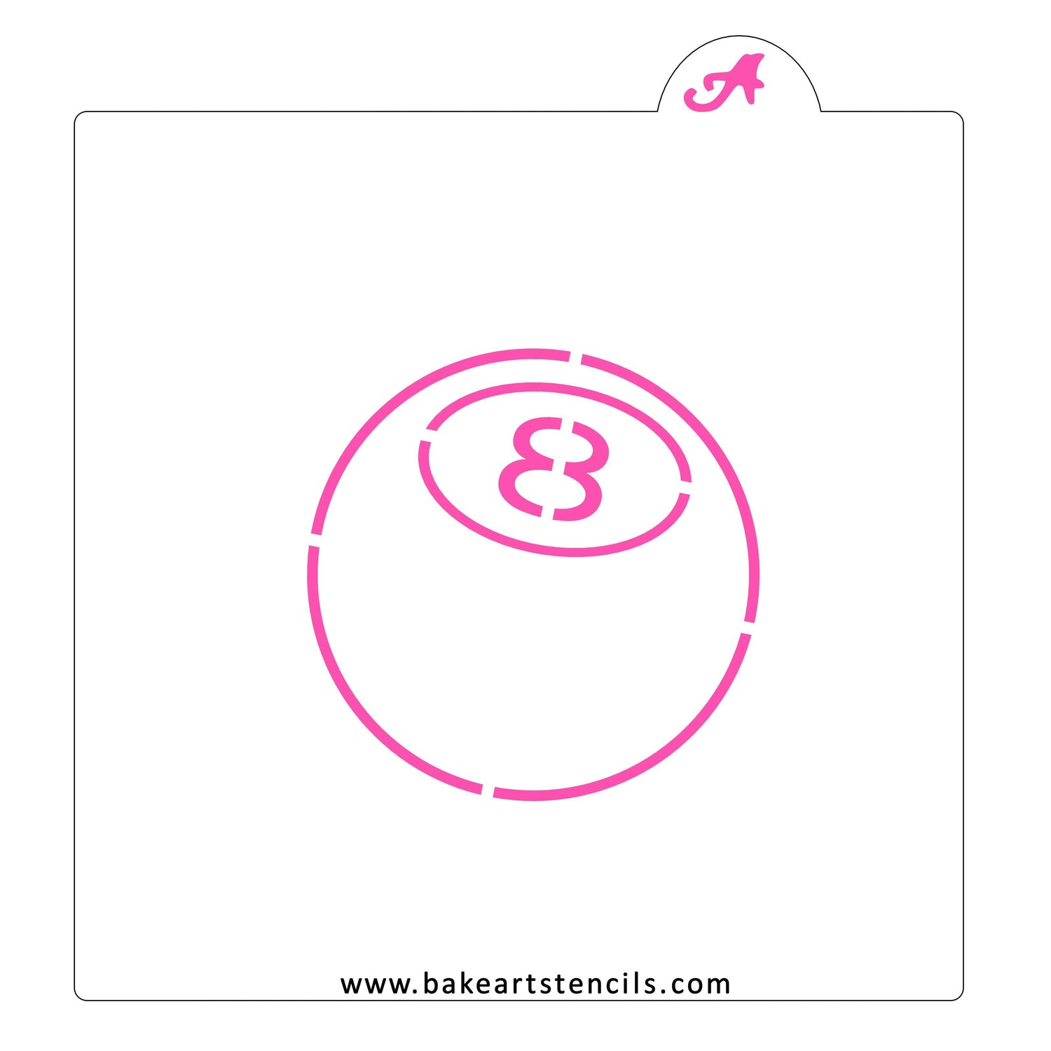 8 Ball Stencil
