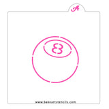 8 Ball Stencil