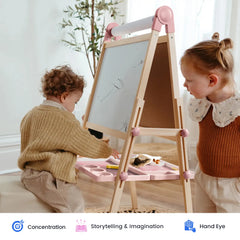 Tiny Land® Pink Magnitales Easel & Paper Roll Set by Tiny Land INC, product image 8