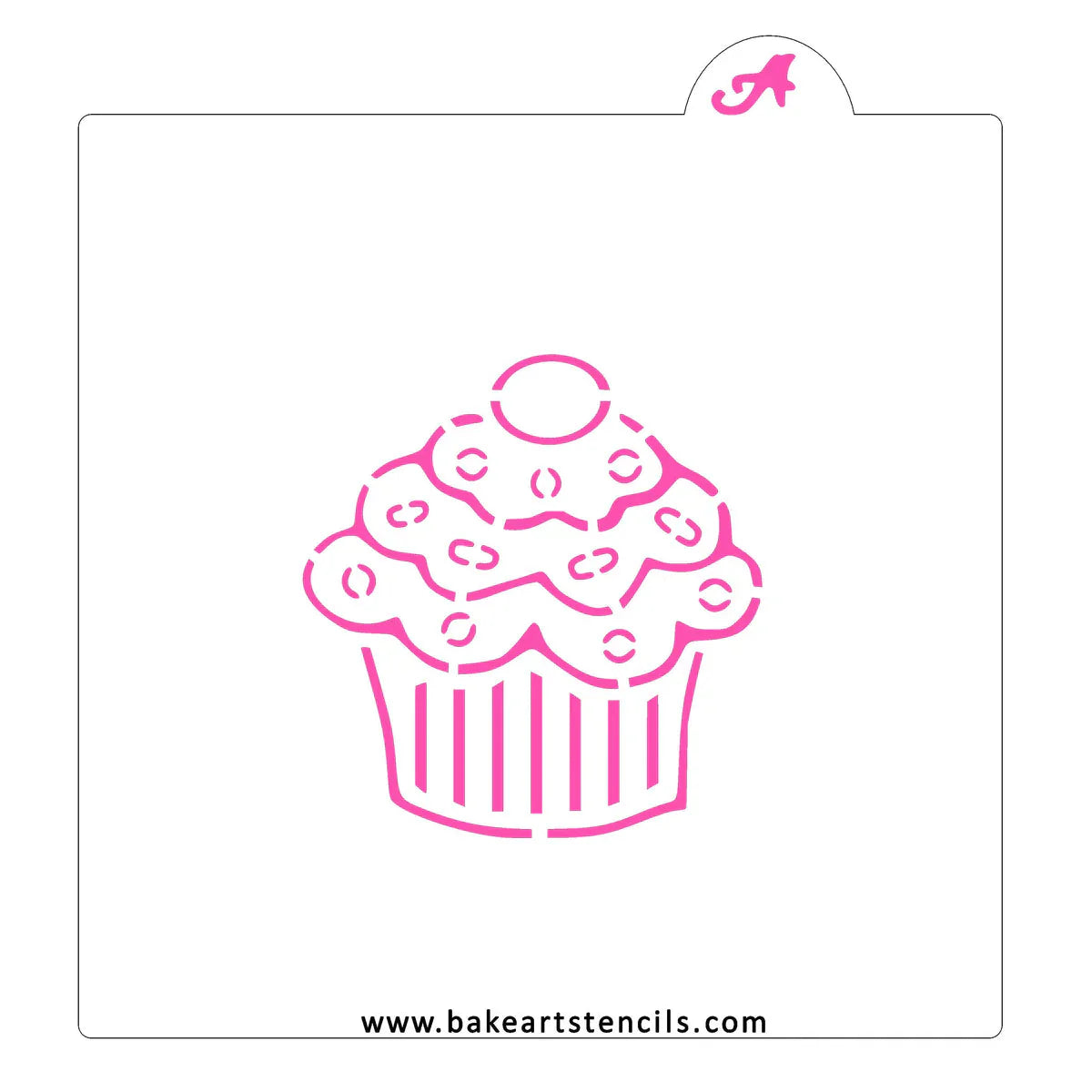 Cupcake PYO Cookie Stencil