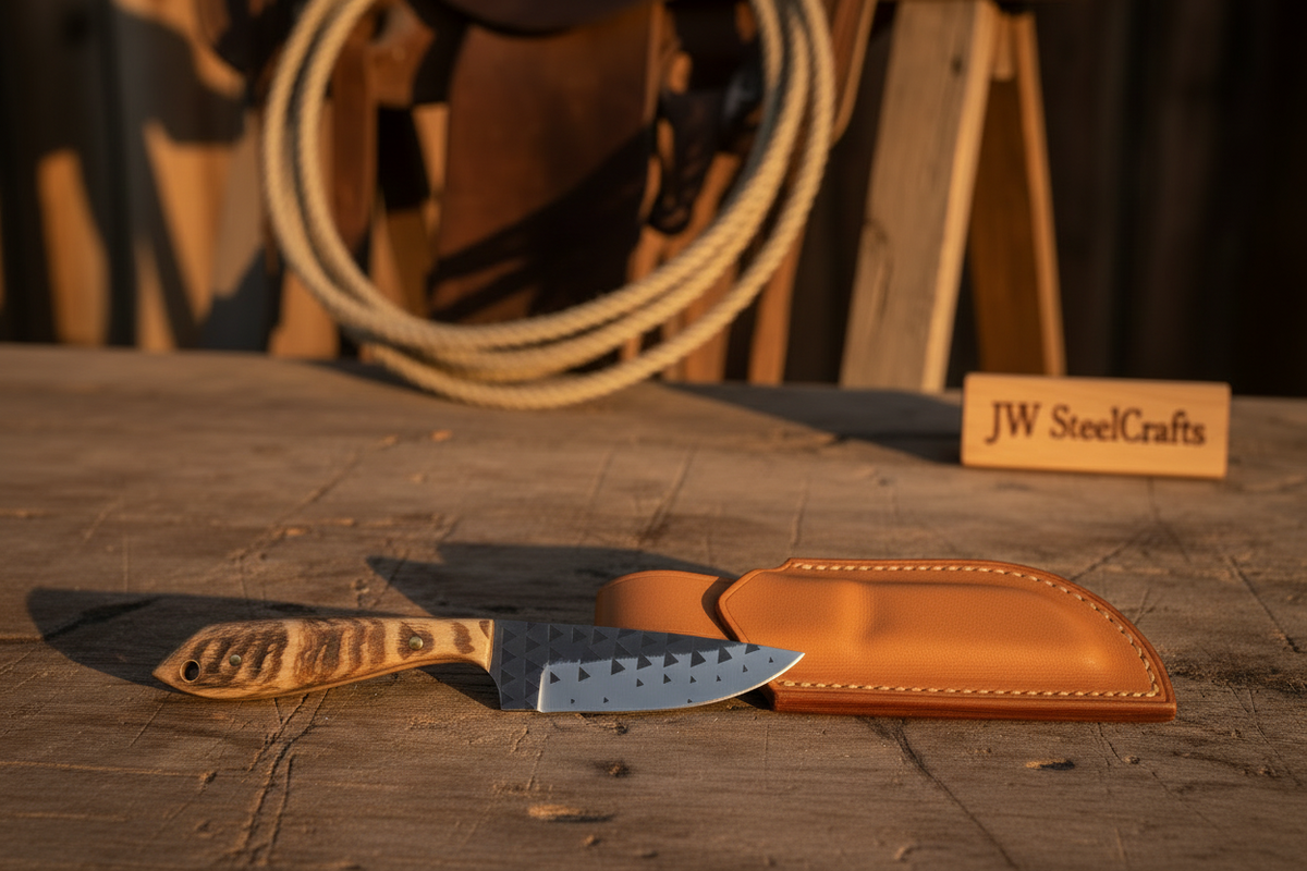 Trailguard Antler Survivor Knife 11
