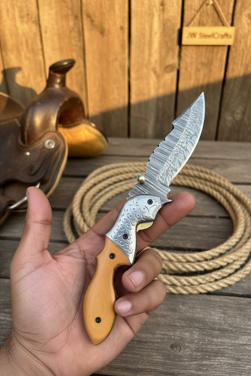 Honeywood Hawkbill Folder Knife 8