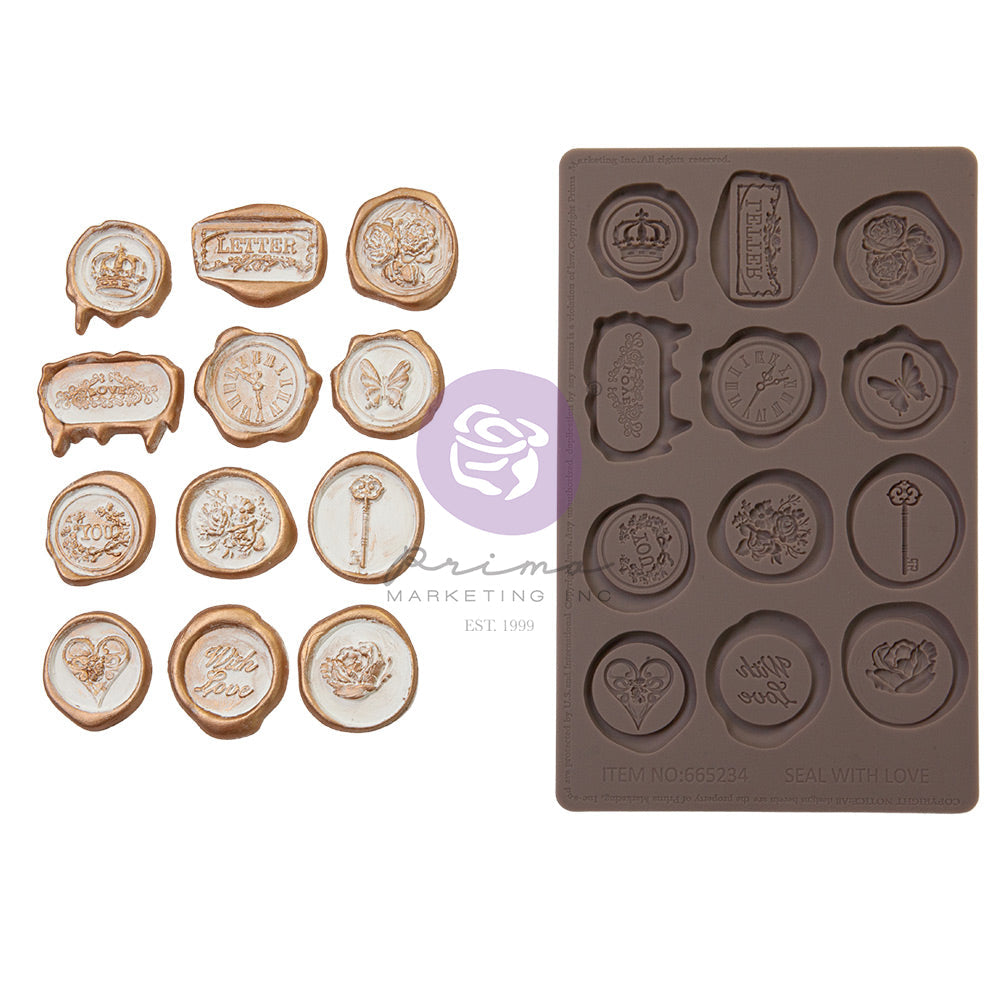 Lost In Wonderland Collection Mould - Letters From Wonderland - 1 pc, 5