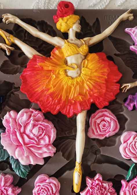 Decor Moulds®- Angelic Twirl - 1 pc, 5