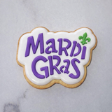 Mardi Gras Cookie Stencil