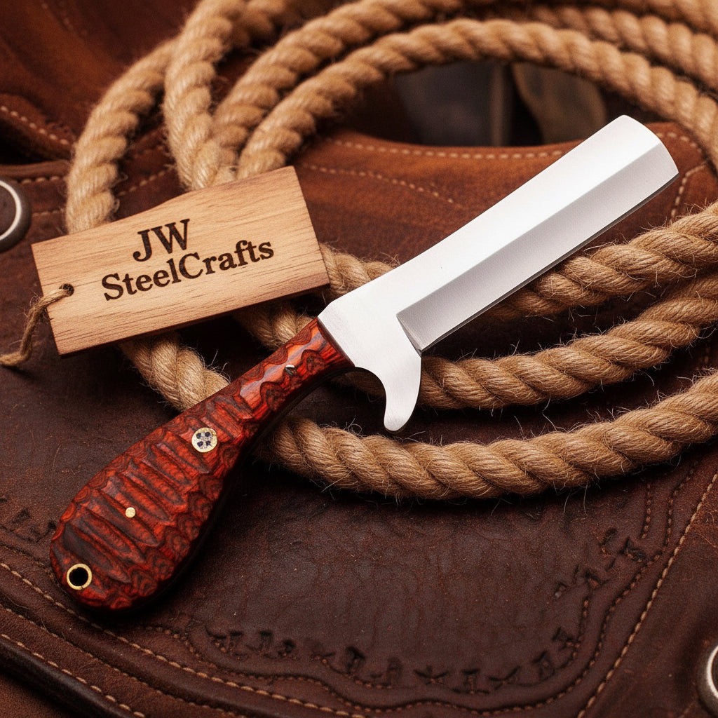 Crimson Grain Bull Cutter Knife 7