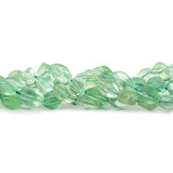 8mm Mint Green Fluorite Bead Plain Freeshape Beads, 14 inch