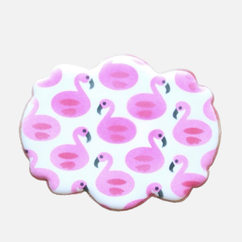 Flamingo Floatie Cookie Stencil Set