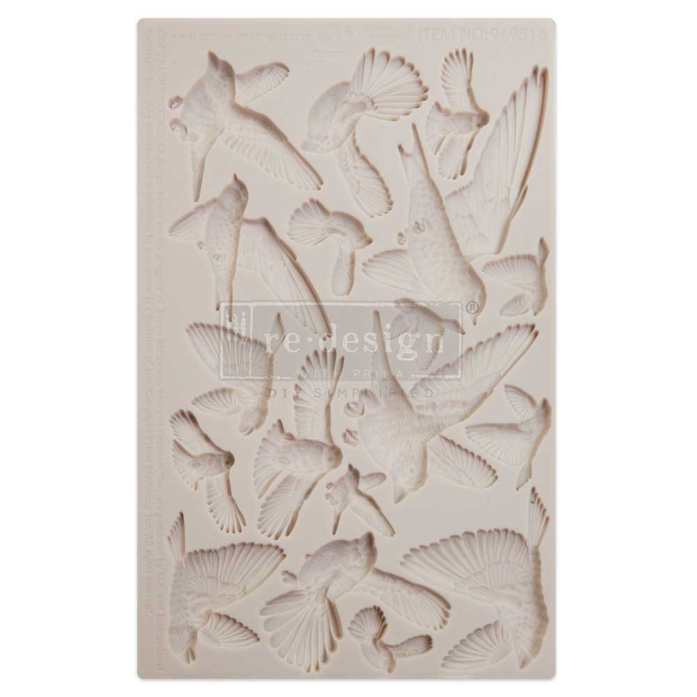 Finnabair Moulds - Flocking Birds - 1 pc, 5