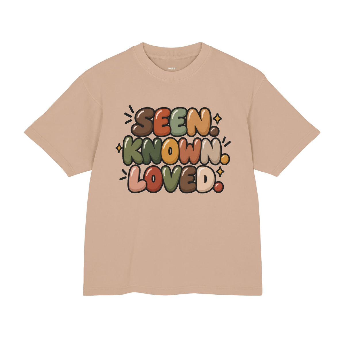 SEEN. KNOWN. LOVED. Heavyweight Graphic Tee