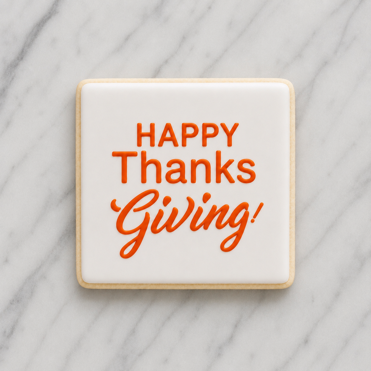 Happy Thanksgiving Cookie Stencil