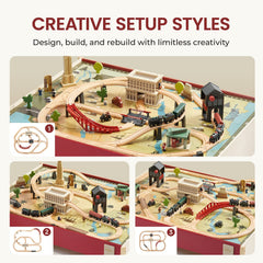 Tiny Land® 1920 Railway Adventure Train Table by Tiny Land INC, product image 11