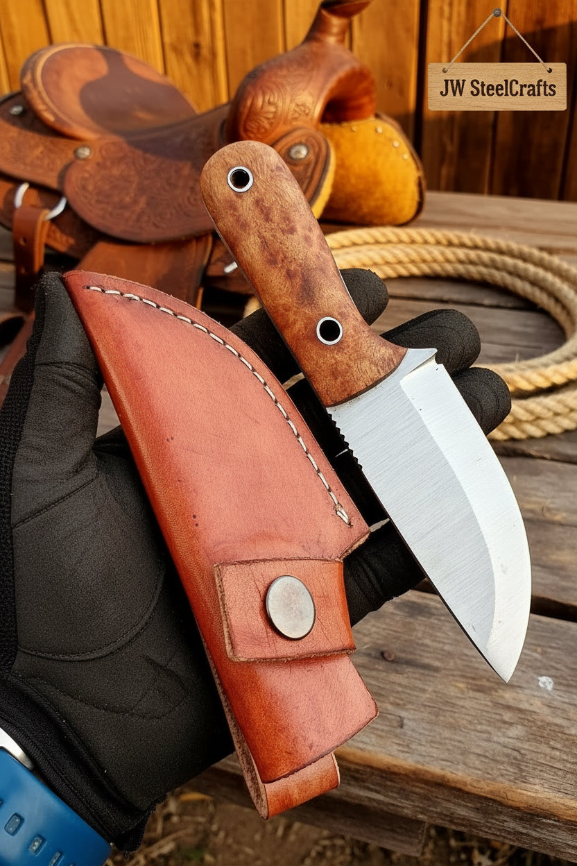 Woodgrain Trail Skinner Knife 7.5