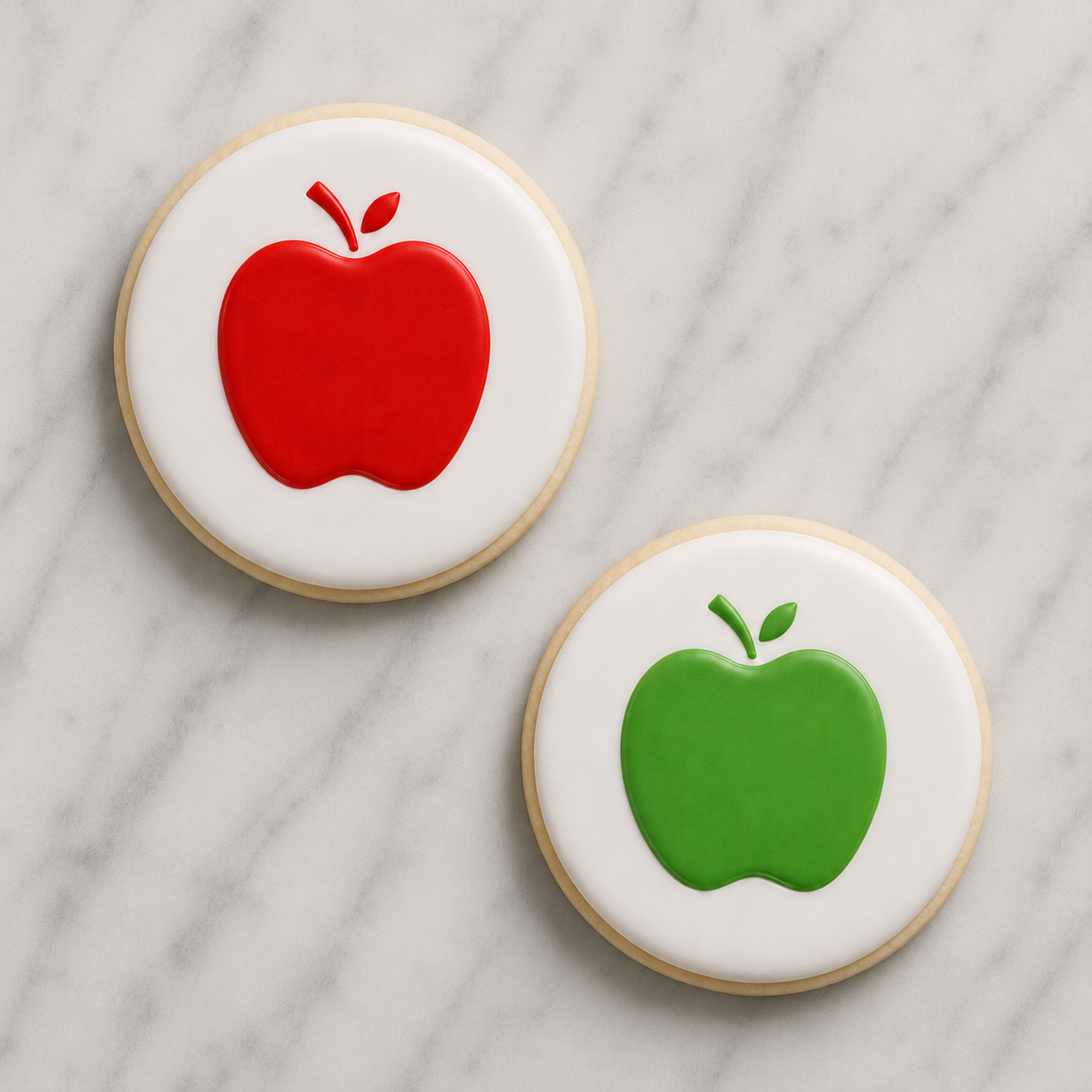 Apple Cookie Stencil