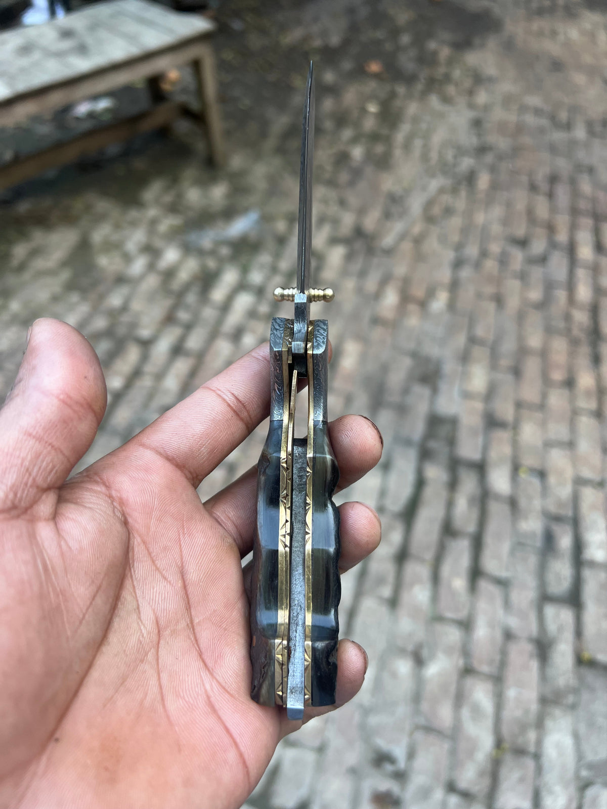 Grithorn Damascus Folder 7
