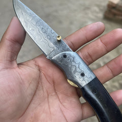 Rosewood Ridge Folder Knife 6" Handmade Rosewood Handle Liner Lock by JW SteelCrafts, product image 8