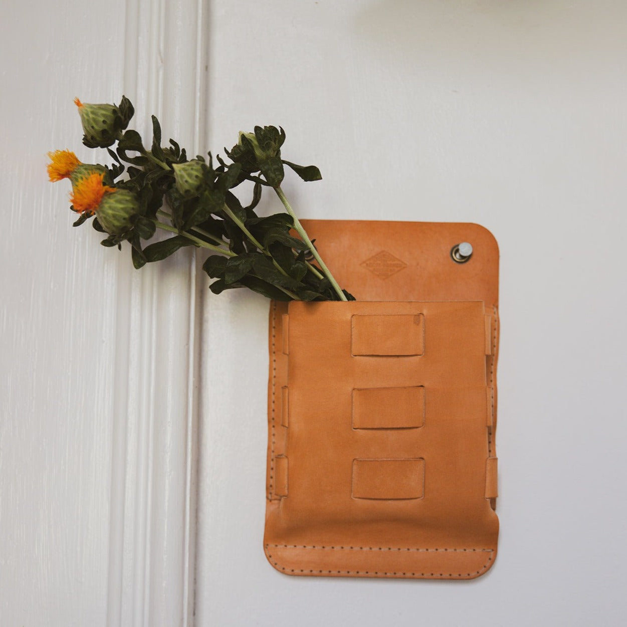 Leather Wall Pocket  - USA Made