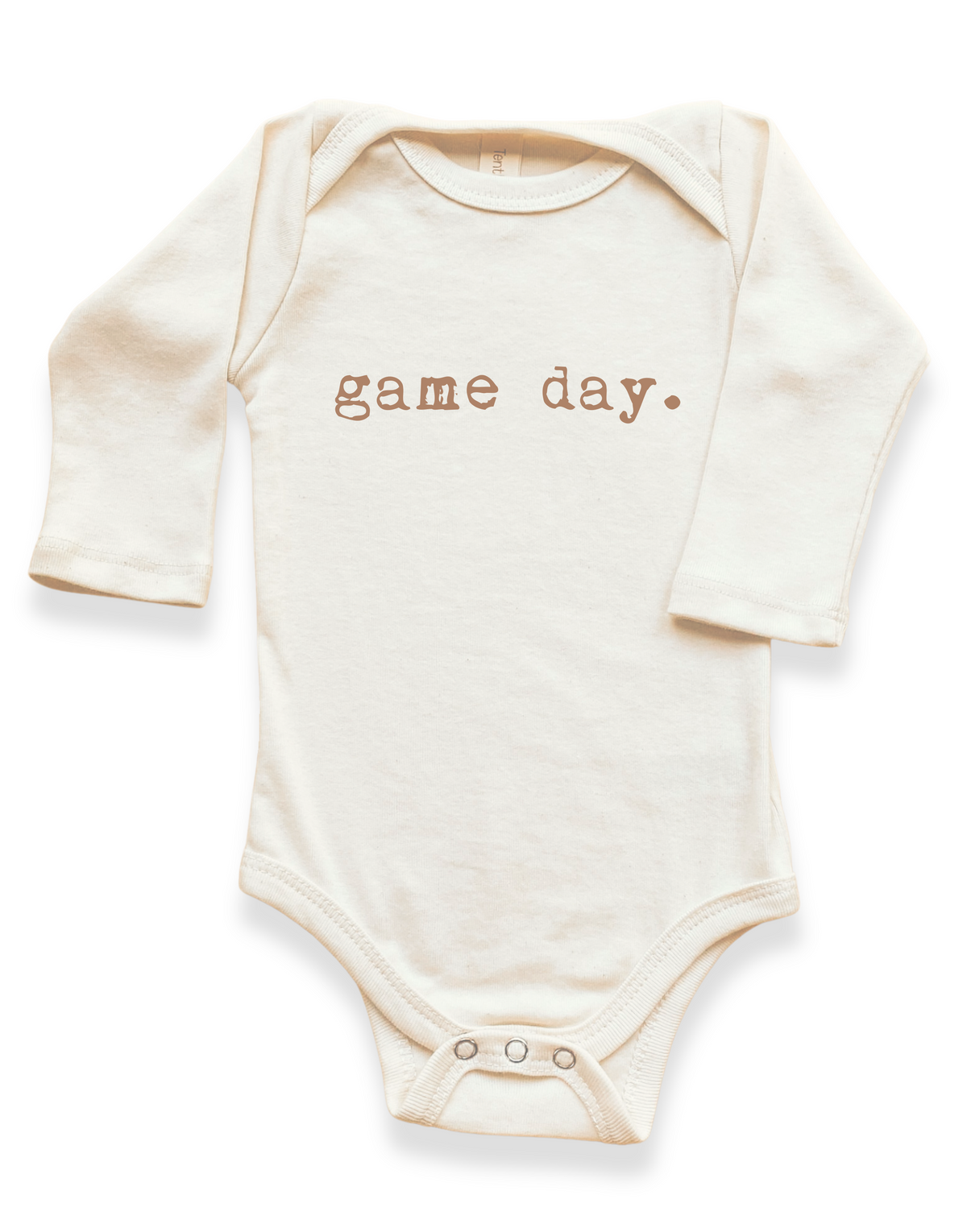 Game Day Organic Bodysuit Long Sleeve by Tenth & Pine, product image 7