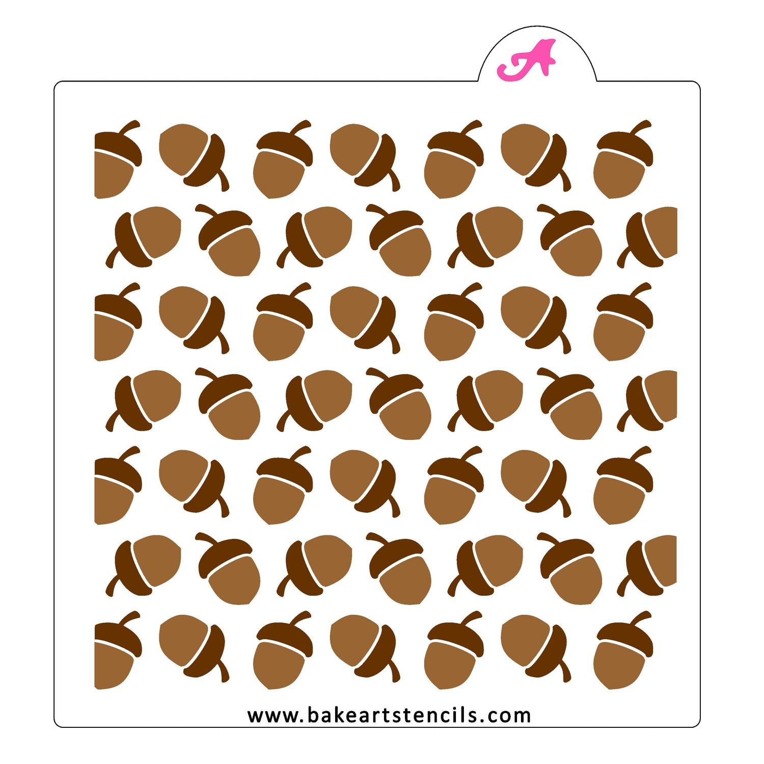 Acorns Stencil Set