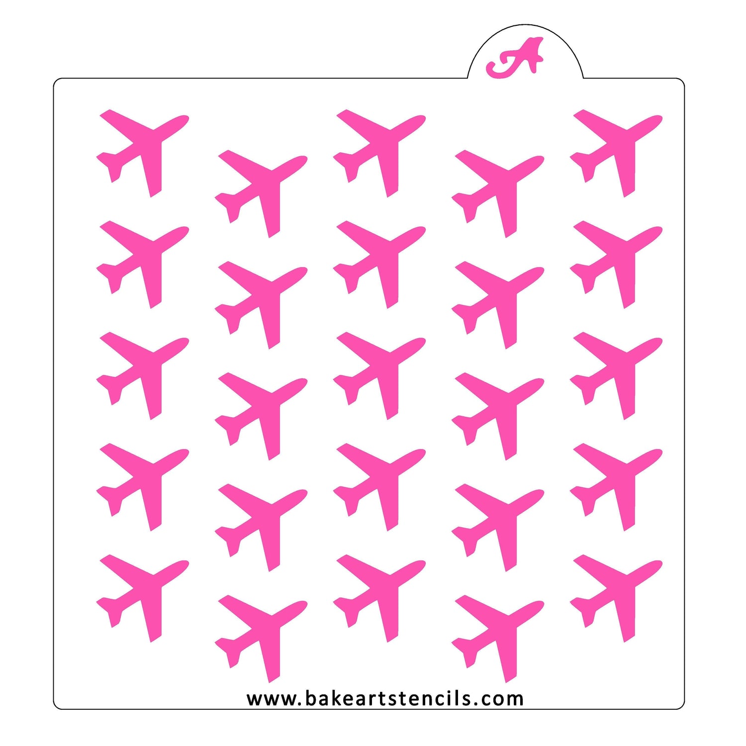 Airplane Pattern Stencil