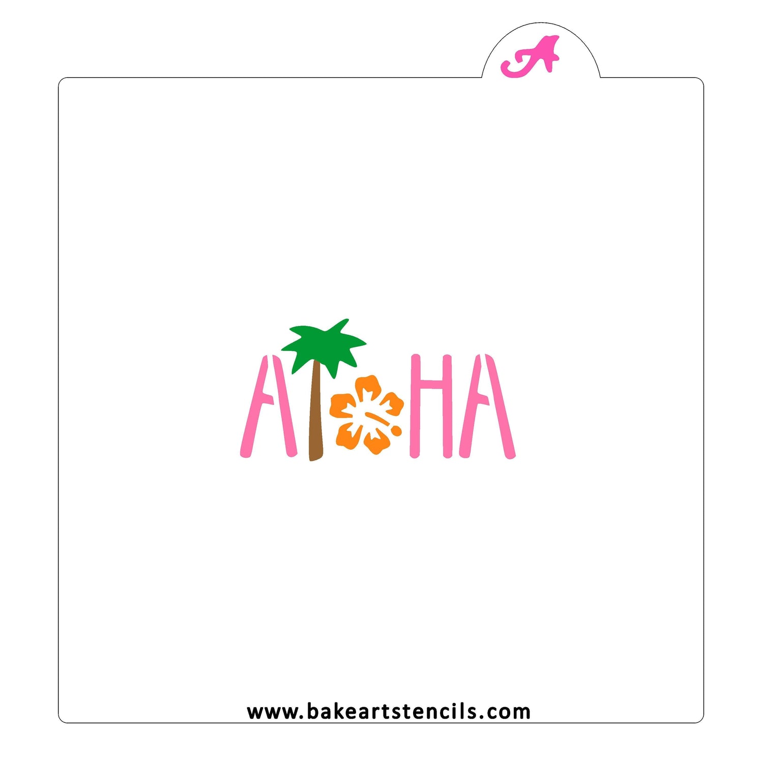 Aloha Luau Stencil