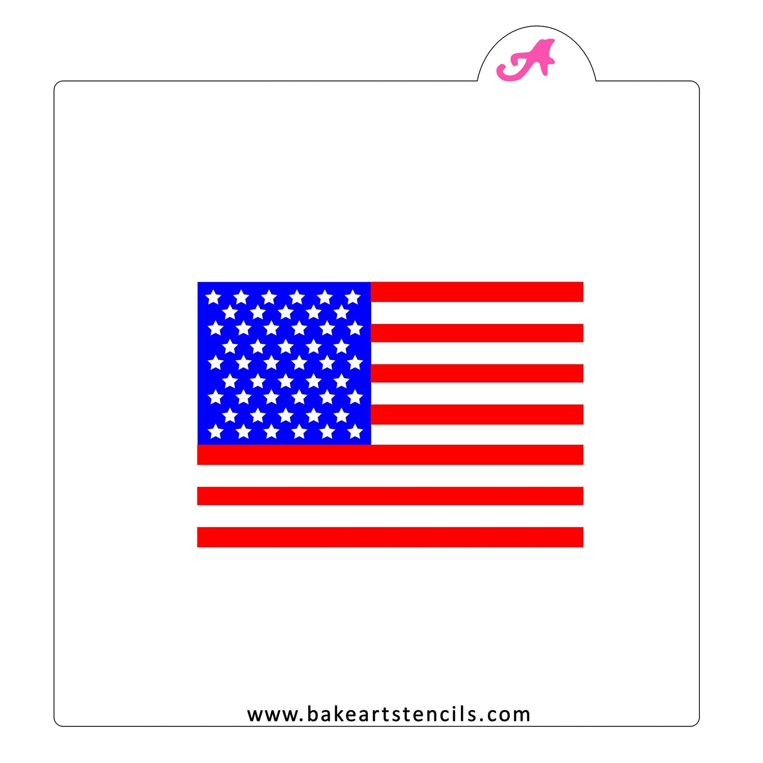 American Flag Stencil Set