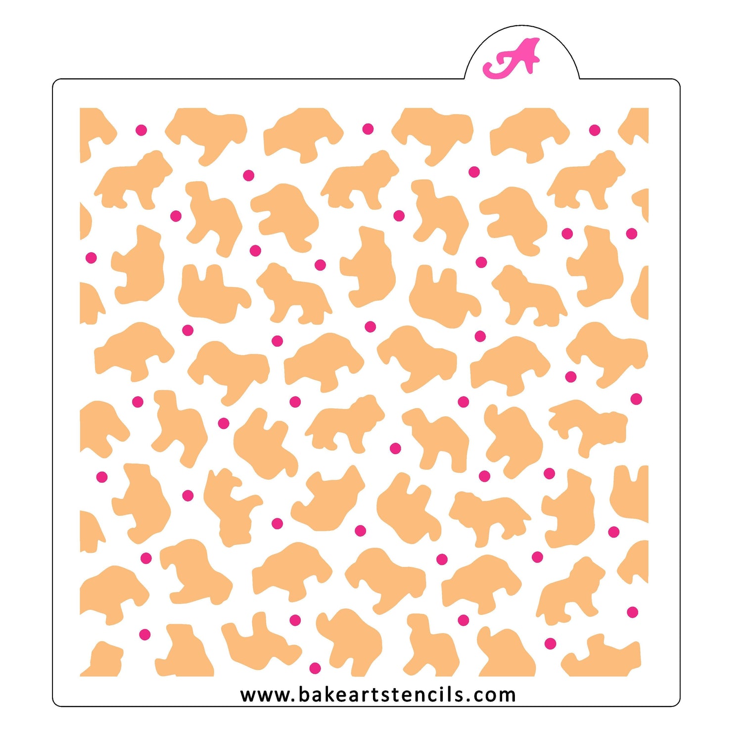 Animal Crackers Stencil Set