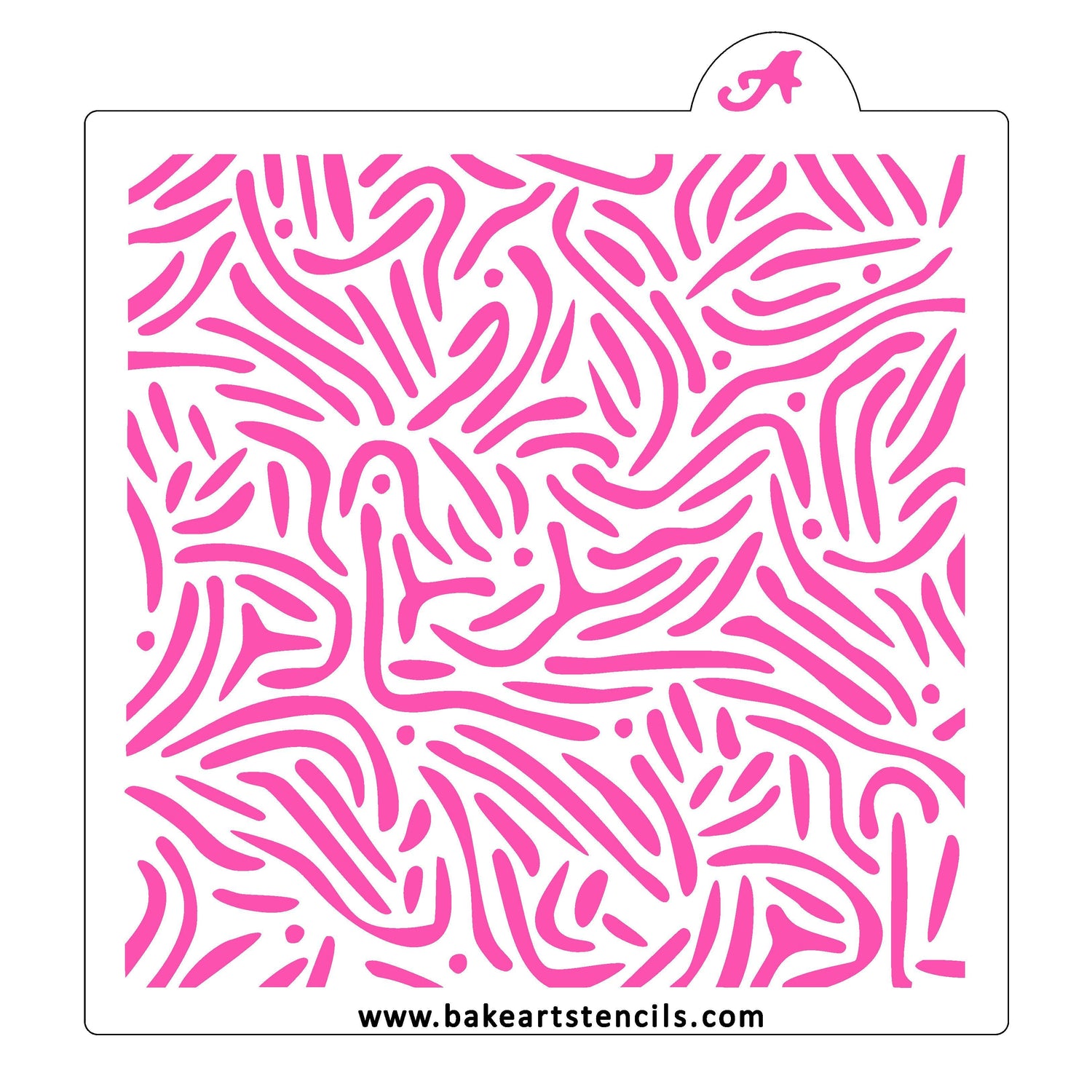 Animal Print Abstract Stencil