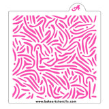 Animal Print Abstract Stencil
