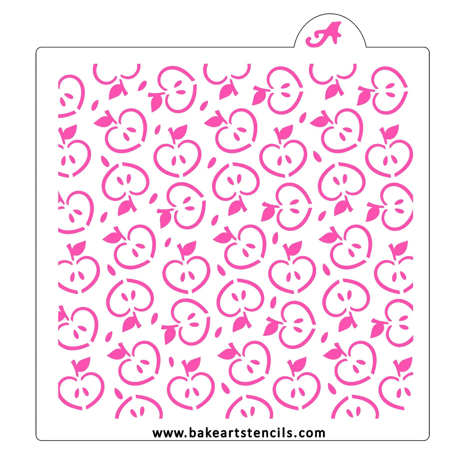 Apple Hearts Stencil Set