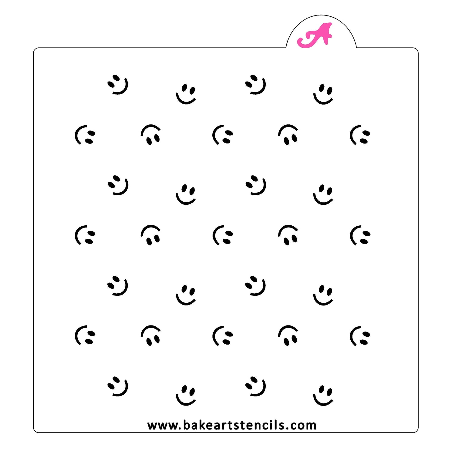 Apple Pattern Cookie Stencil Set