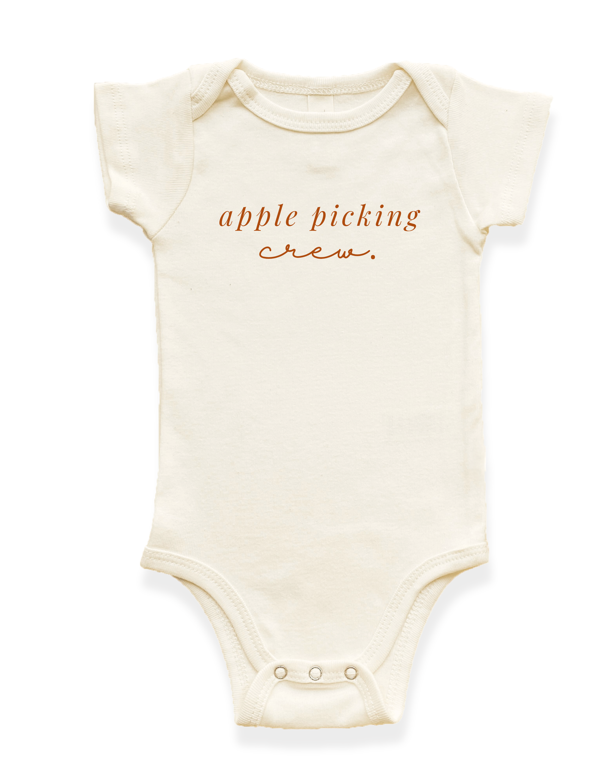 Apple Picking Crew Organic Baby Bodysuit by Tenth & Pine