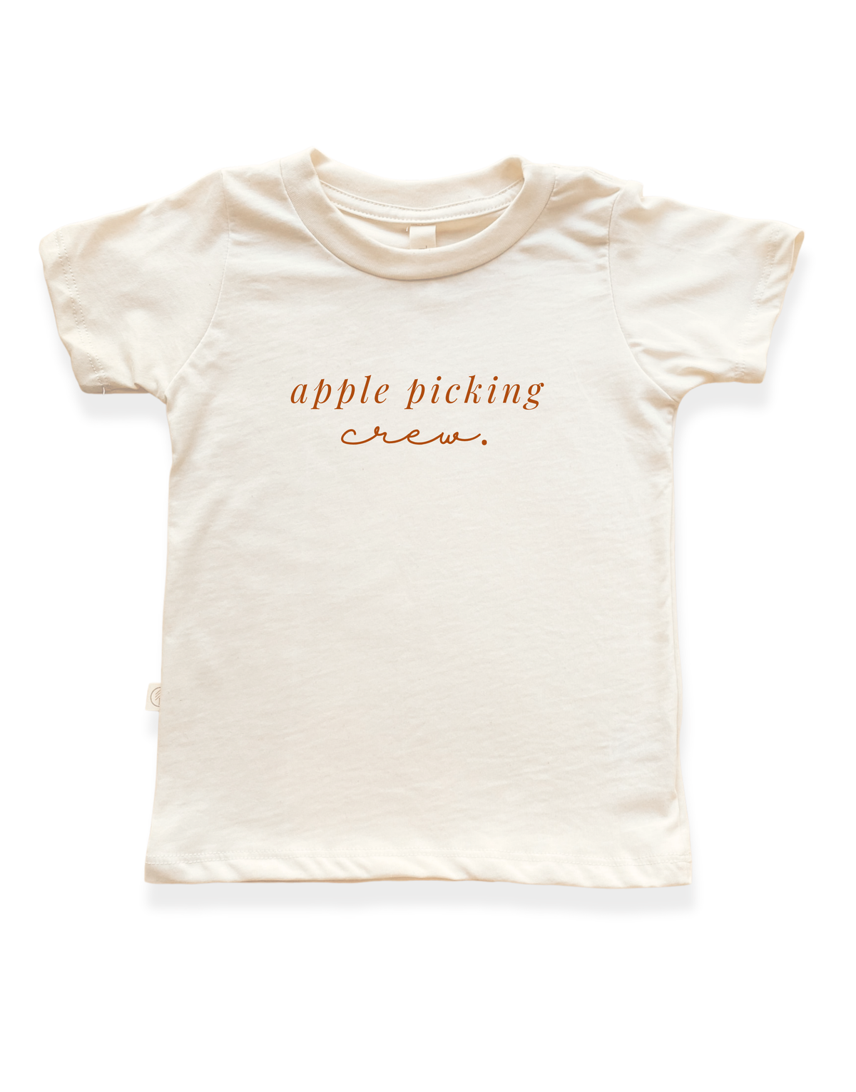 Apple Picking Crew Organic Kids T-Shirt by Tenth & Pine