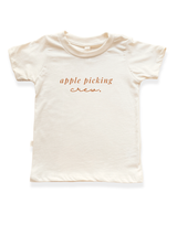 Apple Picking Crew Organic Kids T-Shirt by Tenth & Pine