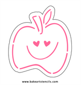 Apple of My Eye Cookie Cutter and Stencil Set