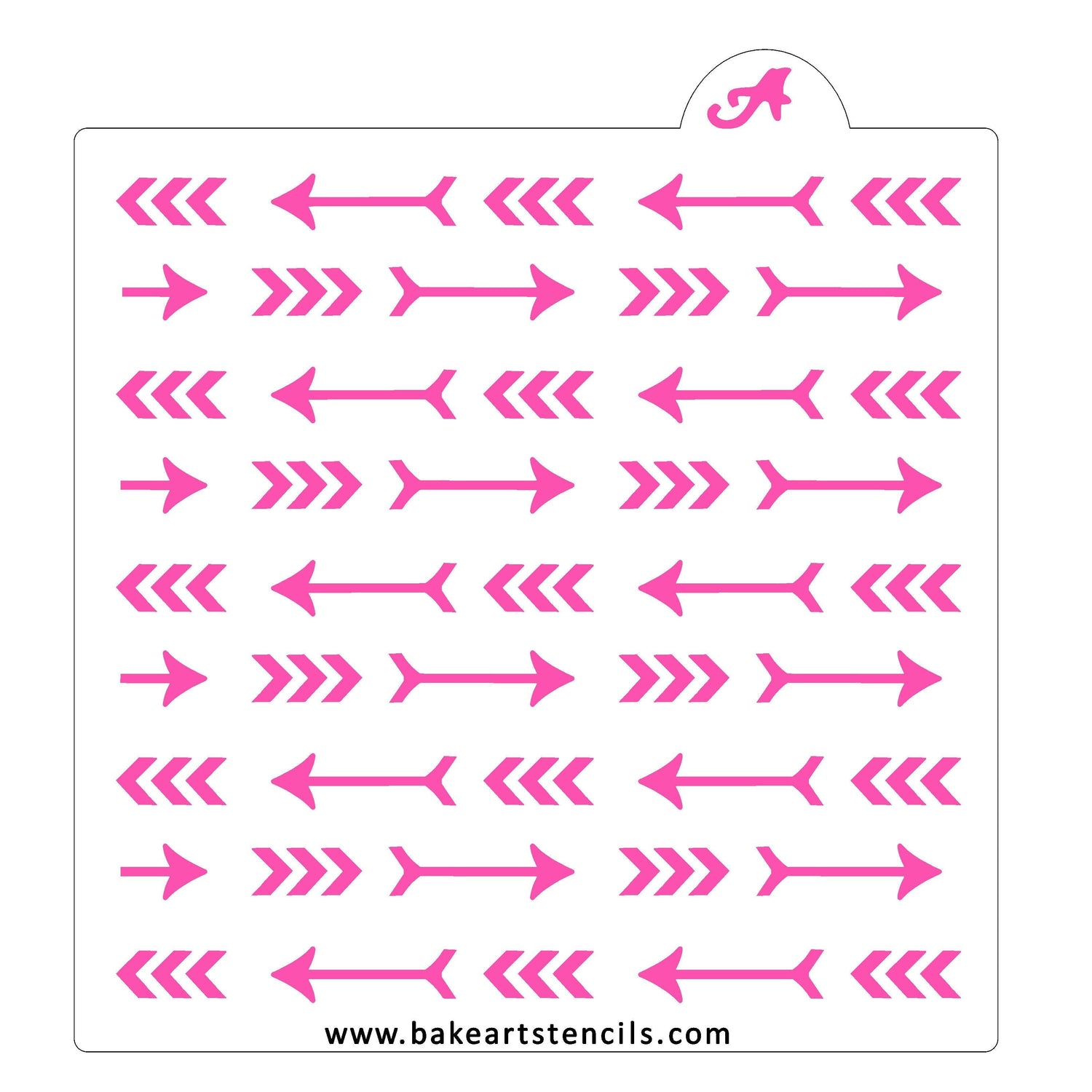Arrows Bohemian Stencil