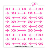 Arrows Bohemian Stencil