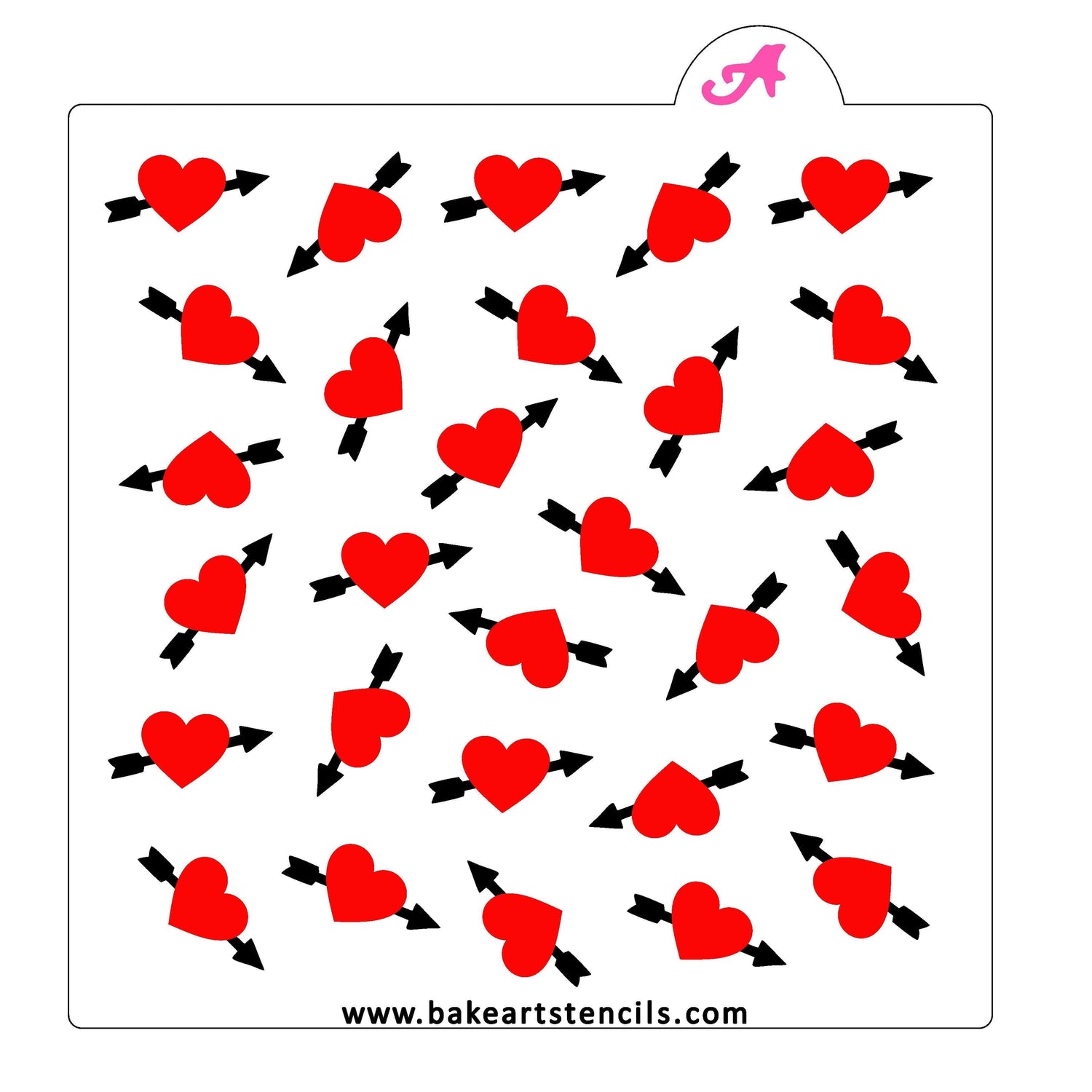 Arrows & Hearts Stencil Set