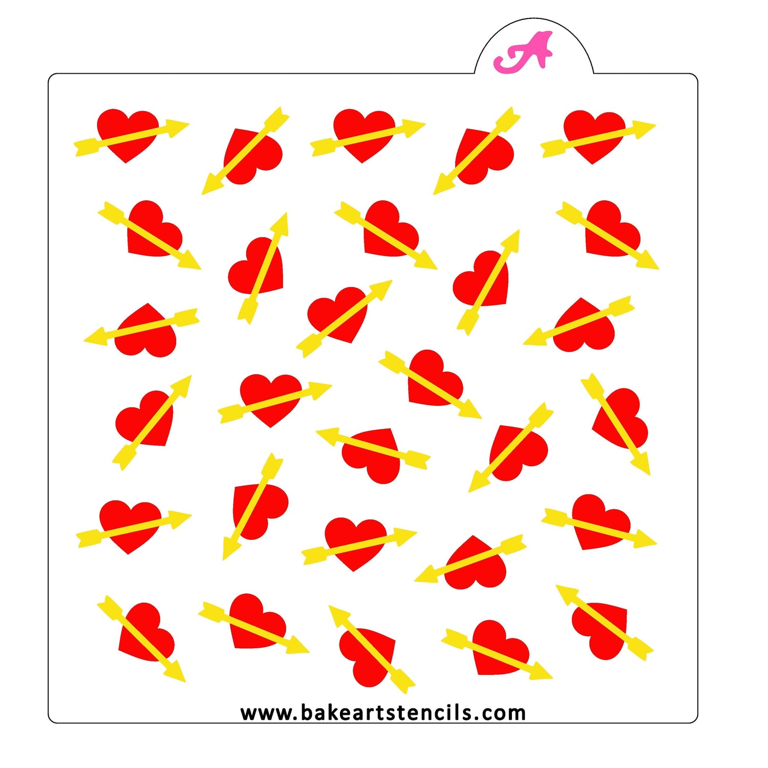 Arrows & Hearts Stencil Set