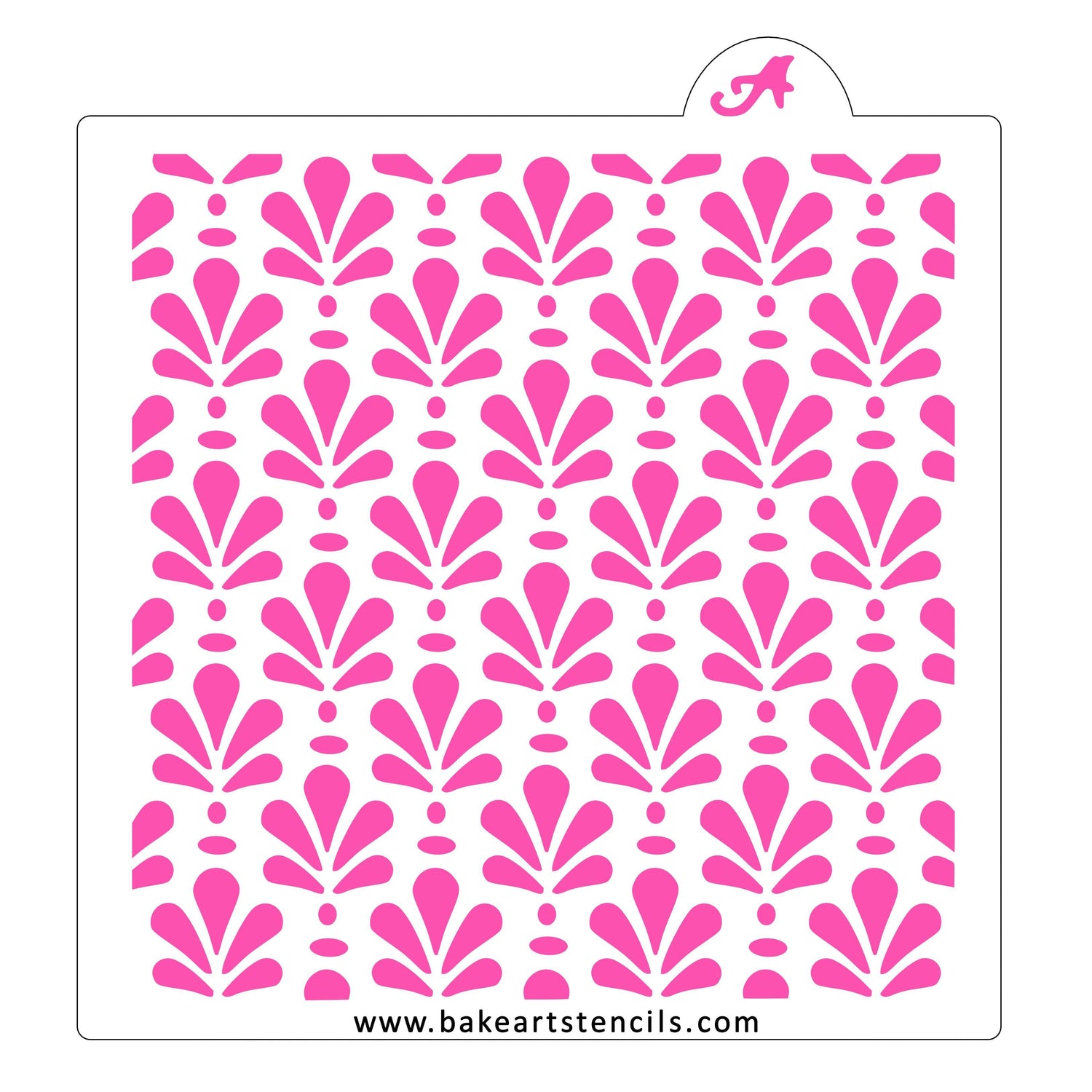 Art Deco Leaf Stencil