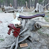 High Polish Bushcraft Axe Curved Hardwood Handle