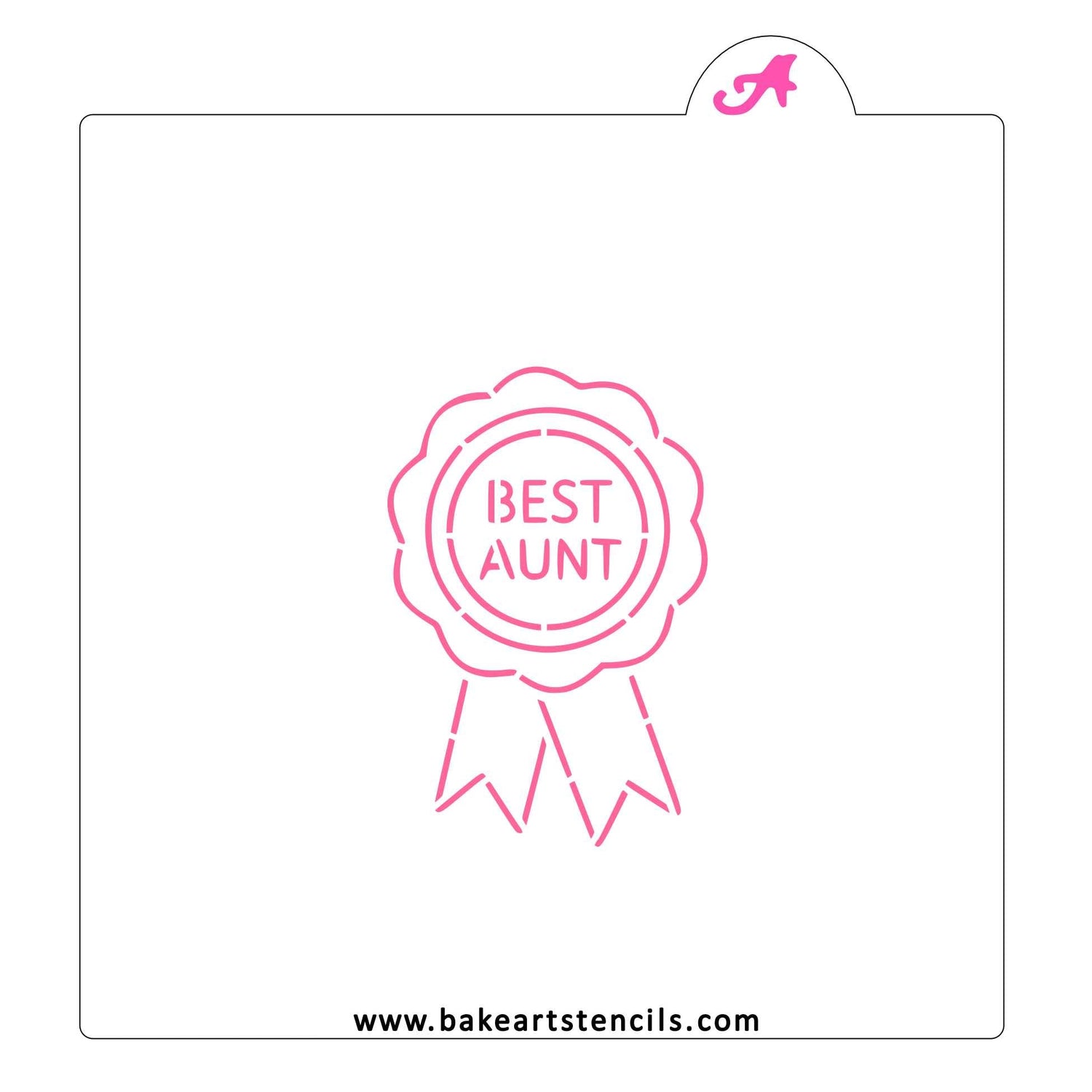 Aunt Ribbon PYO Cookie Stencil