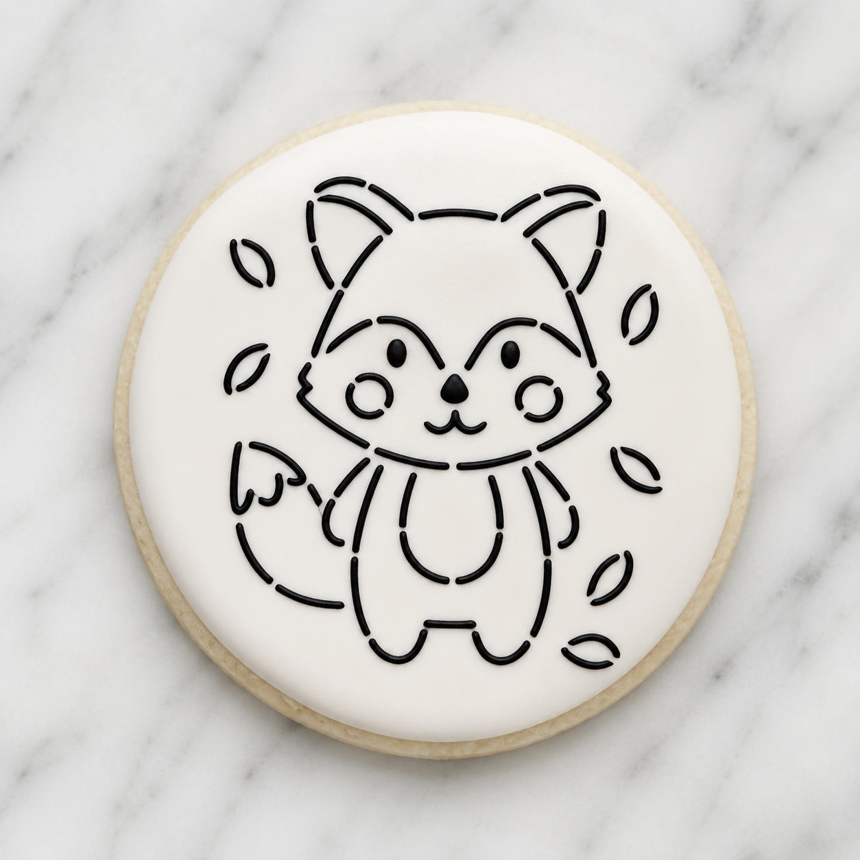 Fall Fox PYO Cookie Stencil