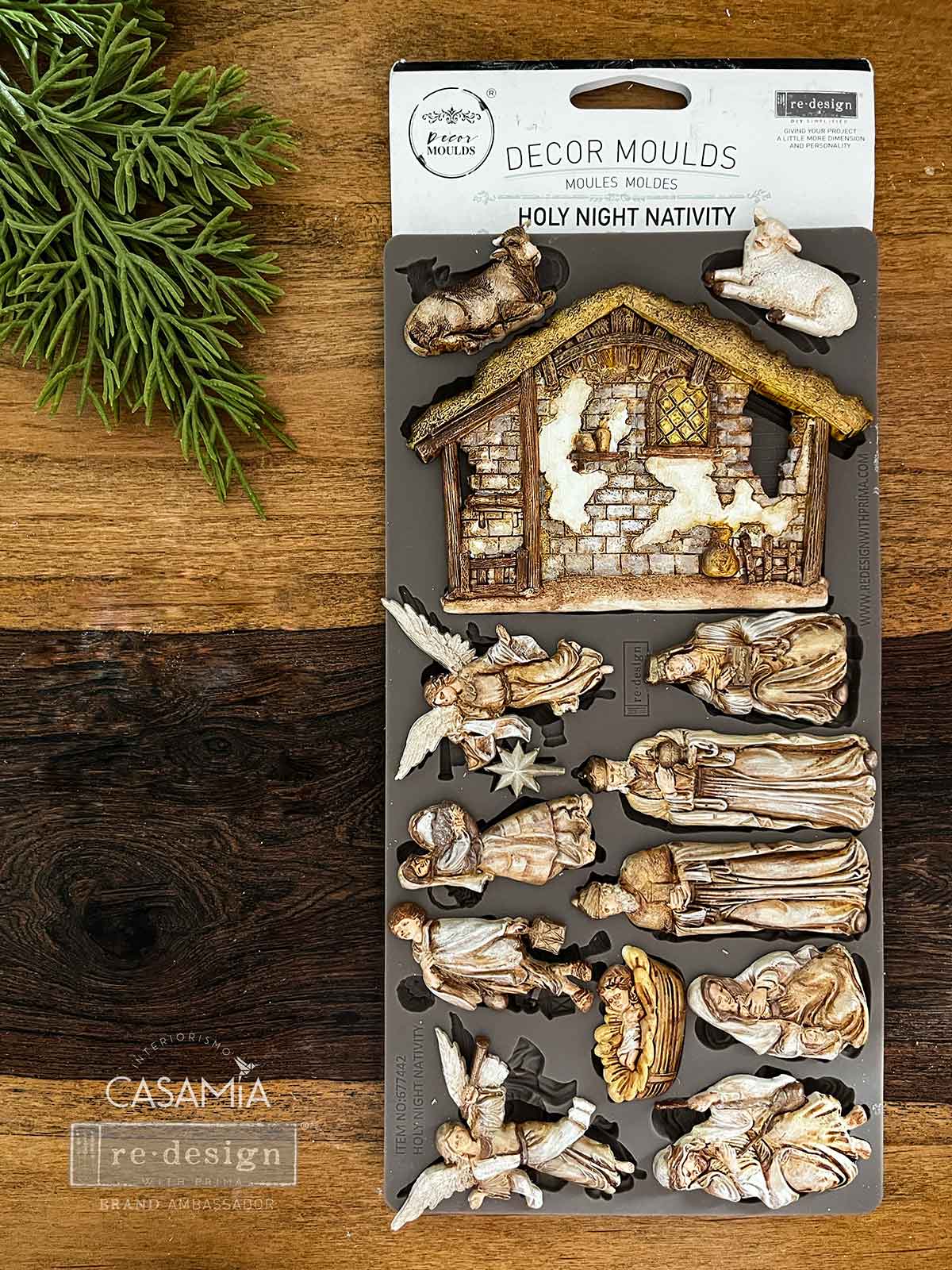 Decor Moulds® - Holy Night Nativity - 1 pc, 5